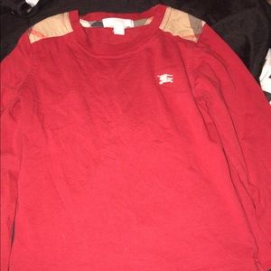 Little boy Burberry long sleeve shirt